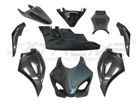 Racing Fairing: Front Fairing + Sides Tub Tail Aluminum Inserts Kit For Suzuki Gsx-R1000 (2017/2021)