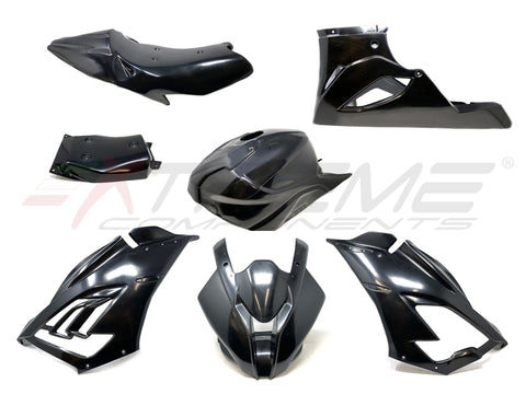 Black Fibre | BMW S1000RR 2020 - 2022 | Full Race Fairing Kit / Superbike Tank Cover