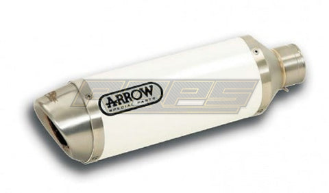 Arrow | Honda Cbr1000Rr 2008-11 White Aluminium Road Silencer (Cat Retained)